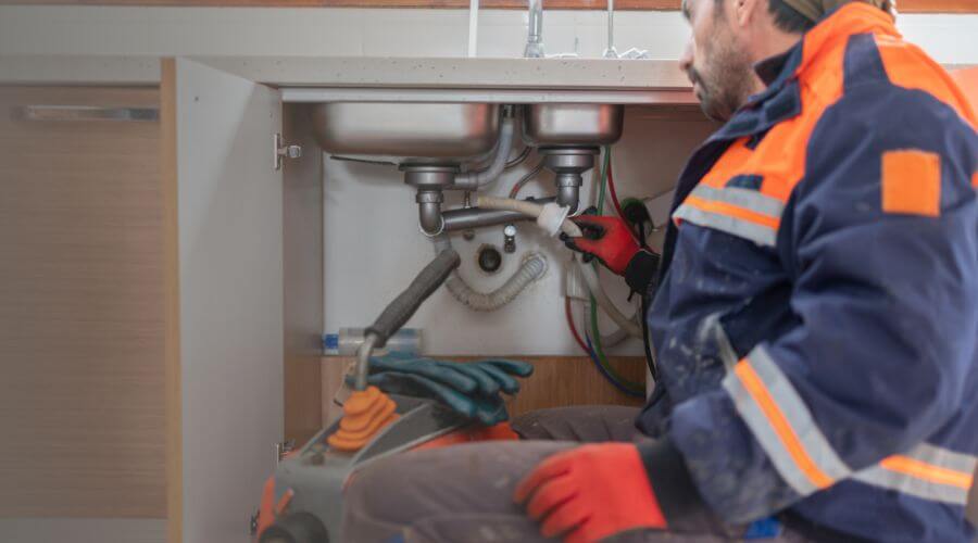 Professional slab leak plumber services in Bushton, KS
